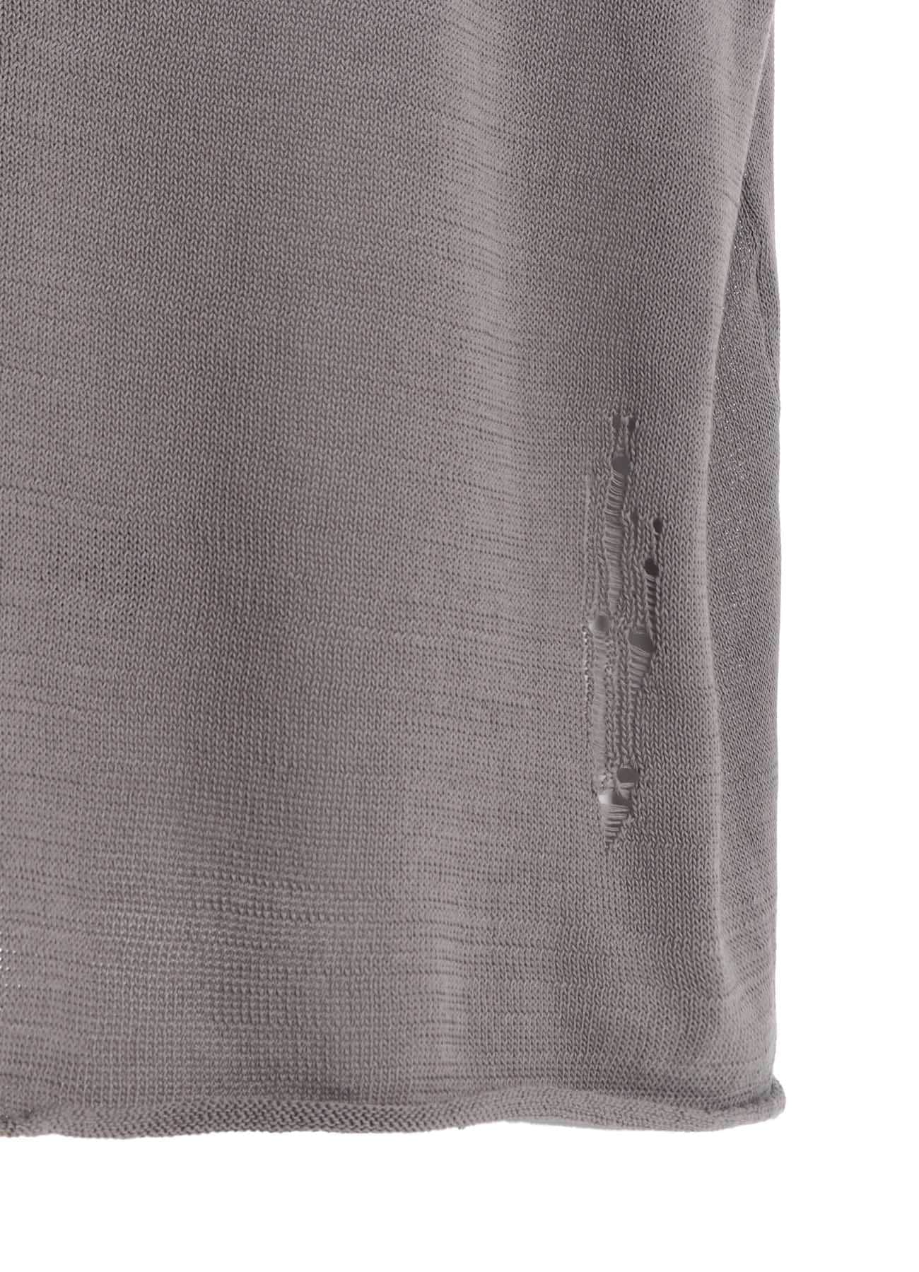 COMPACT TWIST 10G DAMAGED KNITTED PULLOVER