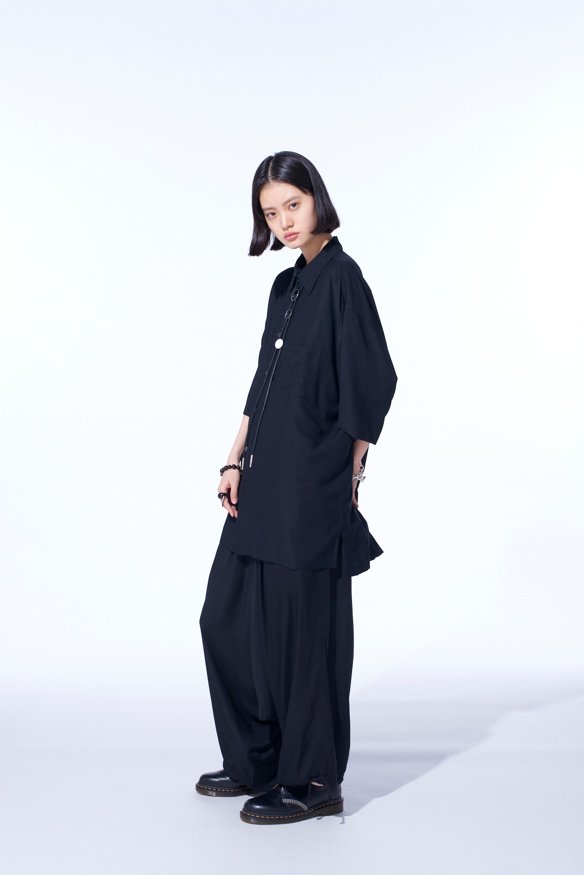 RAYON TWILL BALLOON SAROUEL PANTS