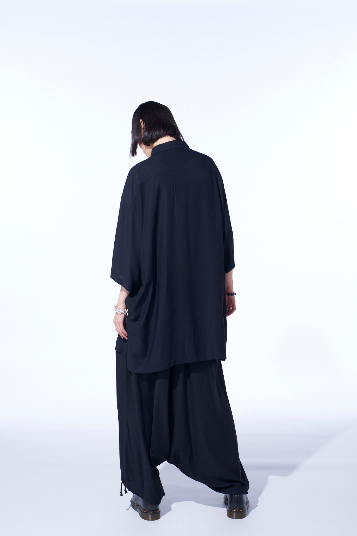 RAYON TWILL BALLOON SAROUEL PANTS