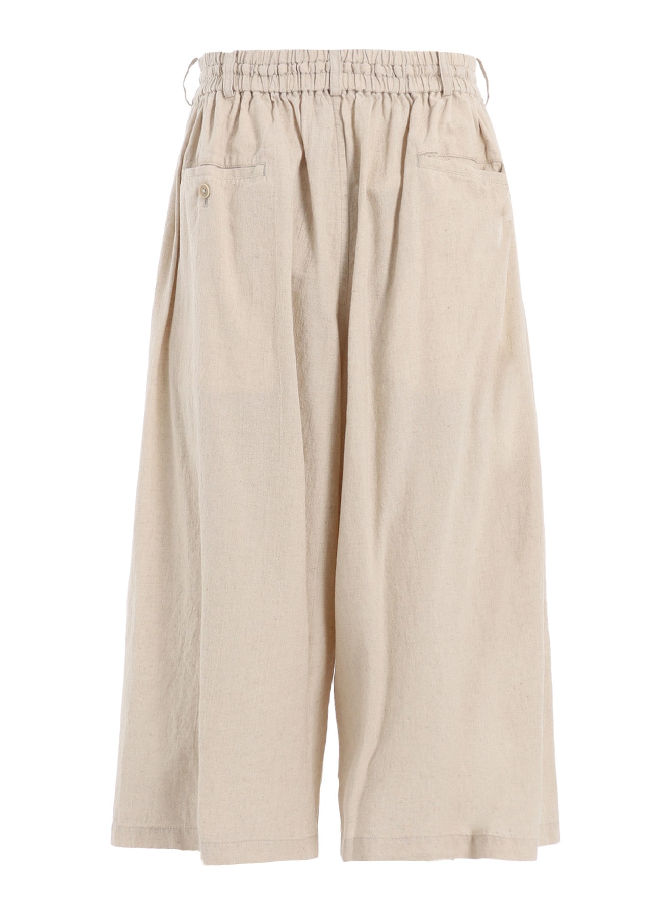 COTTON/LINEN POPLIN CULOTTE PANTS