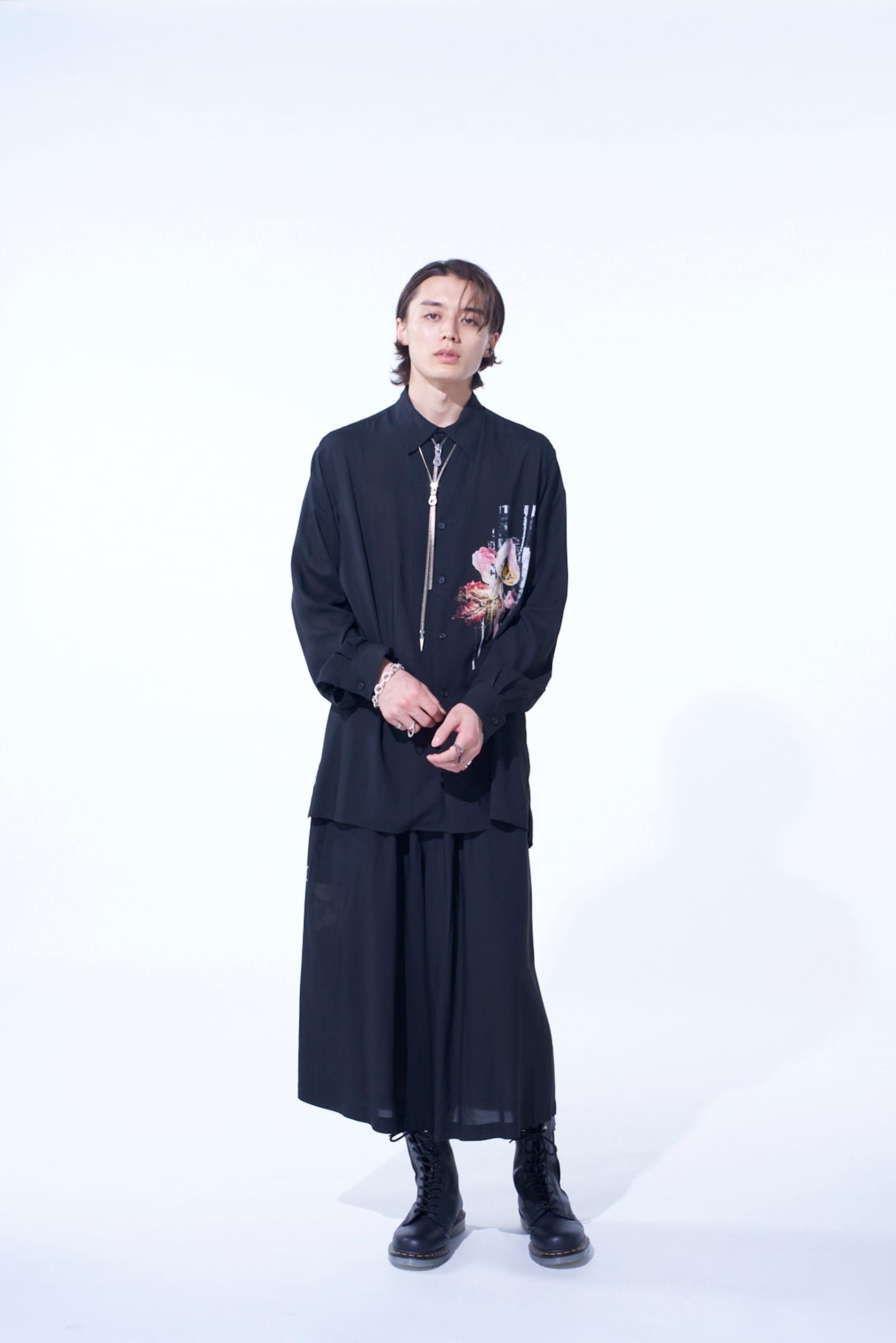 RAYON LOAN “LILY“ PRINTED CULOTTE PANT
