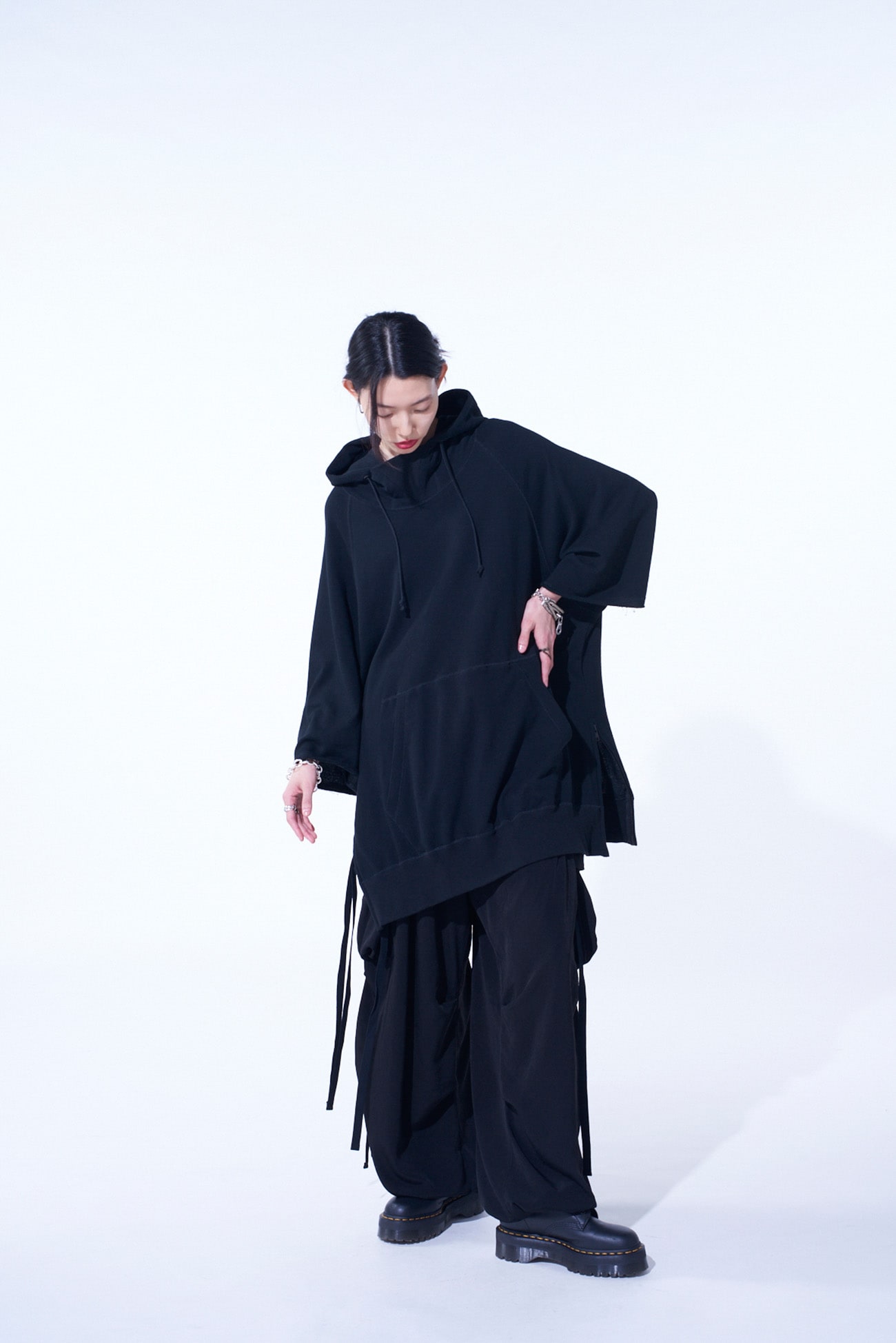 CREPE de CHINE ARMY TECHNO PANTS