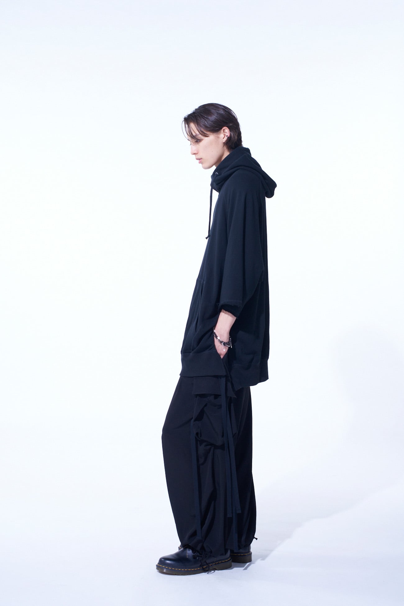 CREPE de CHINE ARMY TECHNO PANTS