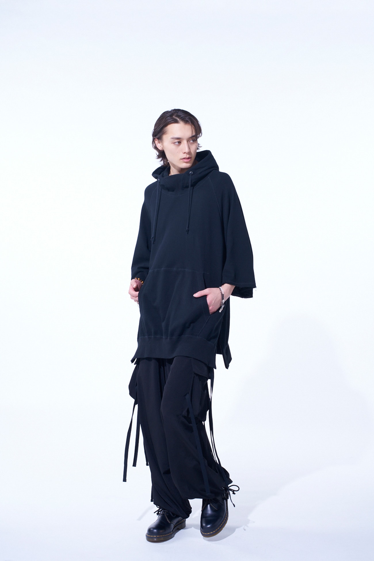 CREPE de CHINE ARMY TECHNO PANTS