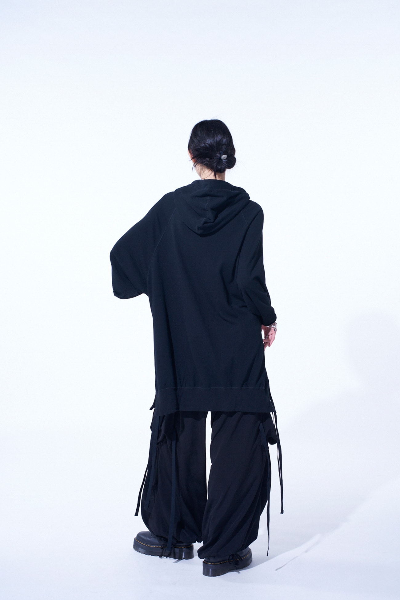CREPE de CHINE ARMY TECHNO PANTS