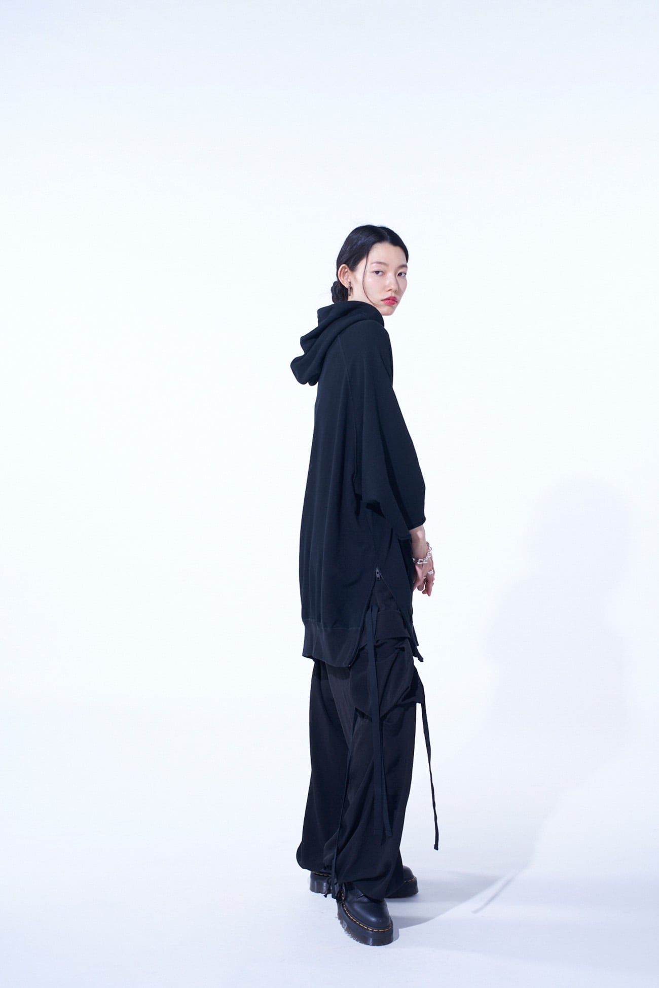 CREPE de CHINE ARMY TECHNO PANTS