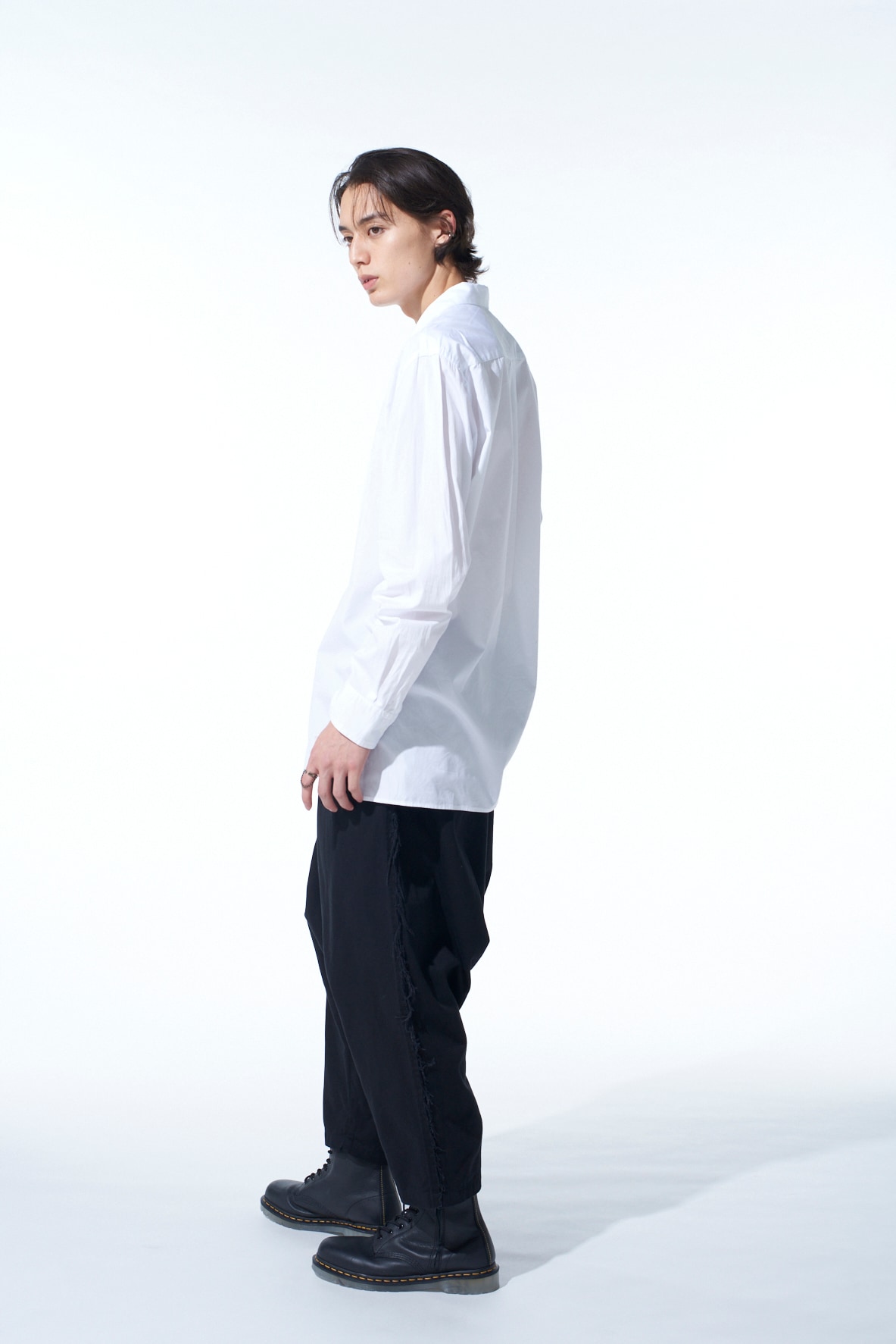 COTTON DRILL CUT-OUT SAROUEL PANTS