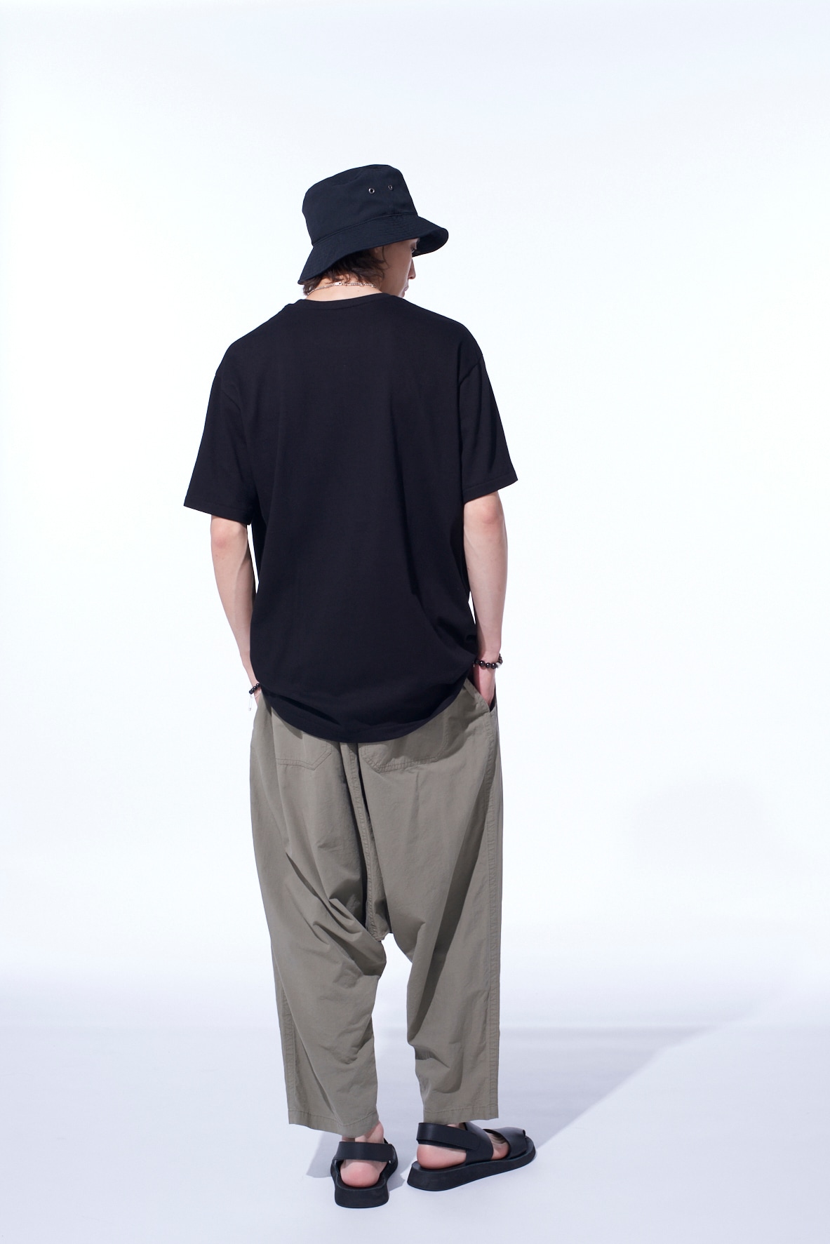 S'YTE SARUEL PANTS ヨウジヤマモト サルエルパンツ BRUSHED WASHER FINISH BROAD SAROUEL PANTS(M Khaki): S'YTE