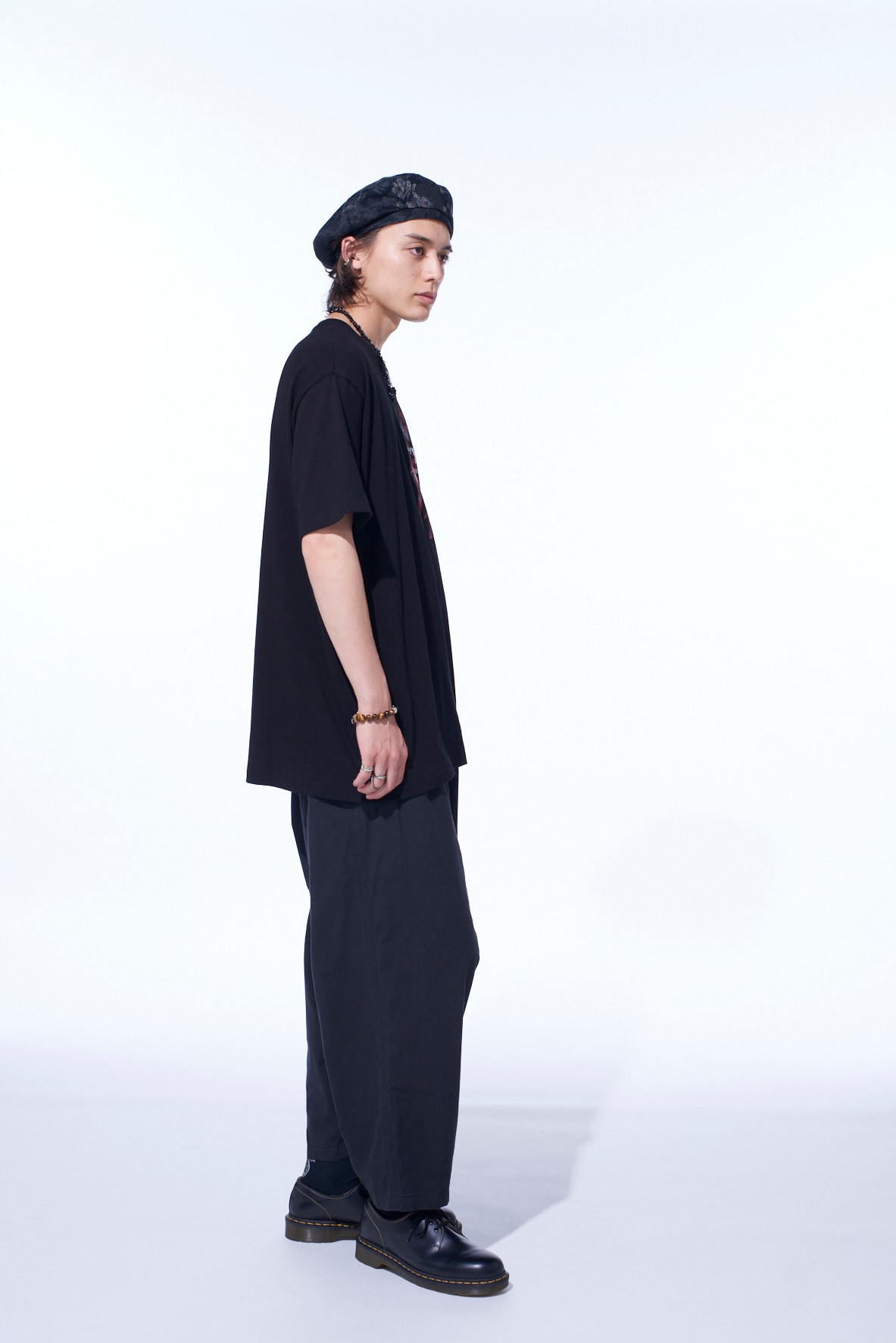 BRUSHED WASHER FINISH BROAD SAROUEL PANTS