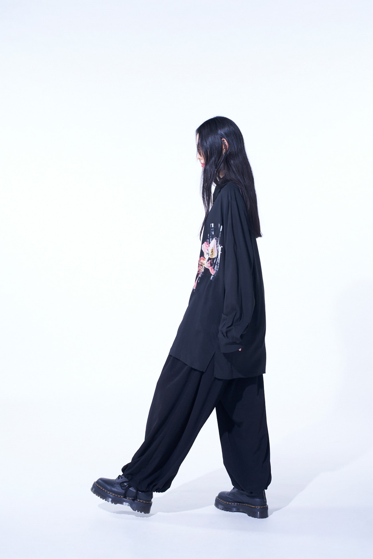 CREPE de CHINE BALLOON PANTS