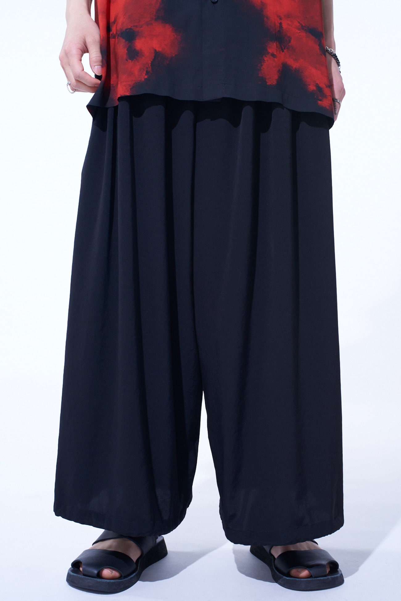 CREPE de CHINE BALLOON PANTS