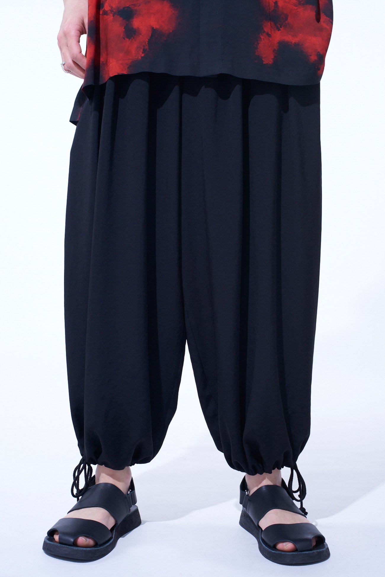 CREPE de CHINE BALLOON PANTS