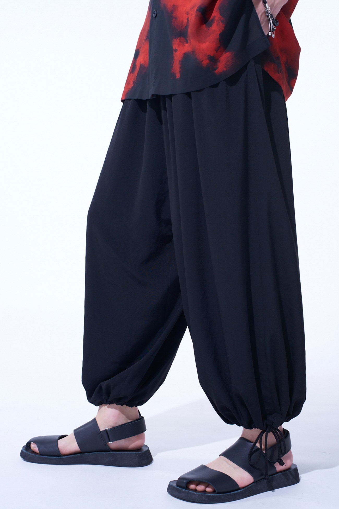 CREPE de CHINE BALLOON PANTS