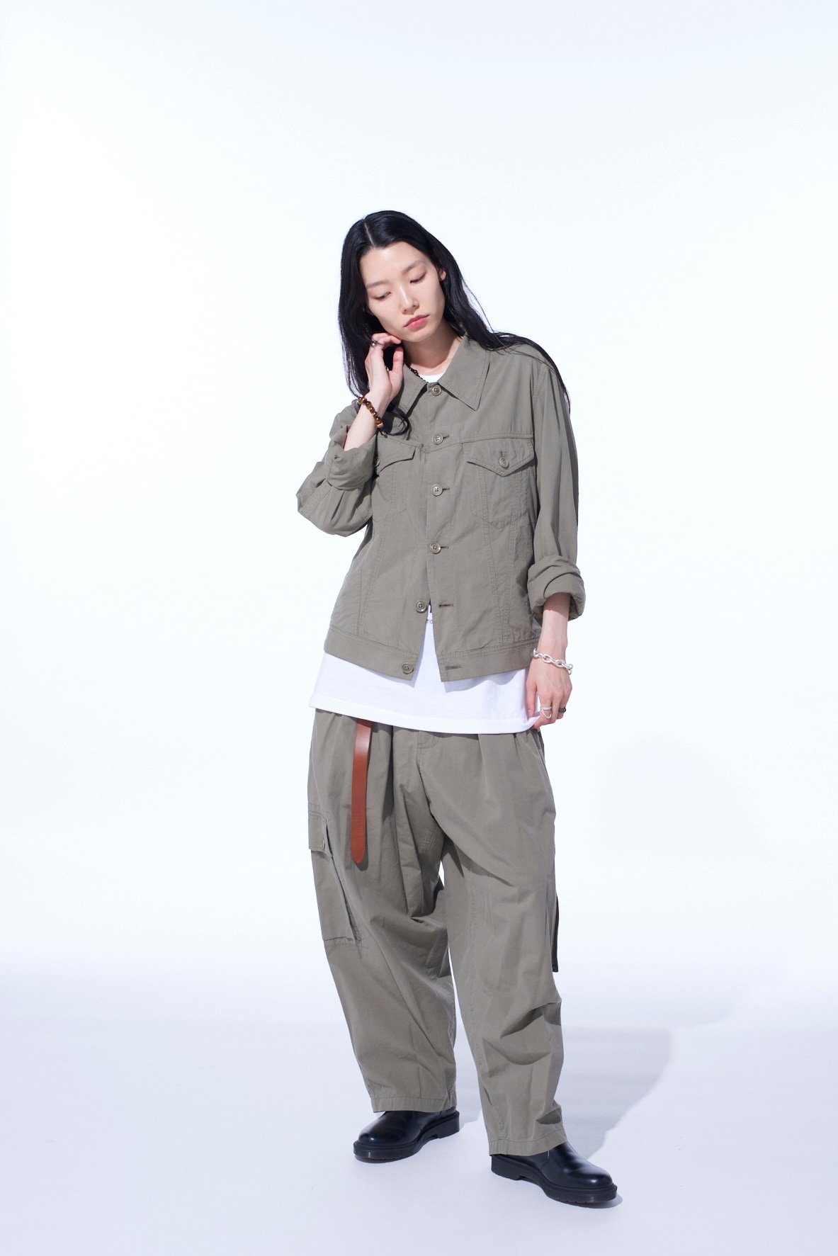 REGULATION yohji yamamoto カーゴパンツ COTTON CANVAS CARGO PANTS(S Black): Vintage 1.1｜THE SHOP