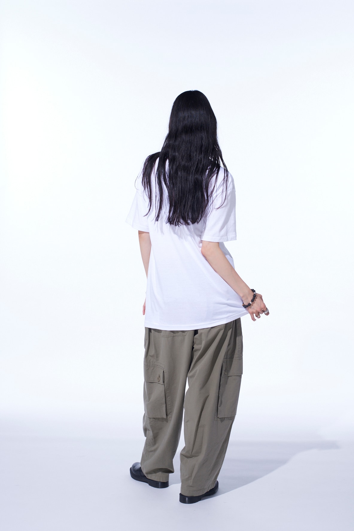 y's Yohji Yamamoto リネン　麻　ワイドパンツ　カーゴパンツ BRUSHED WASHER FINISH BROAD CARGO PANTS(M Khaki): S'YTE｜THE