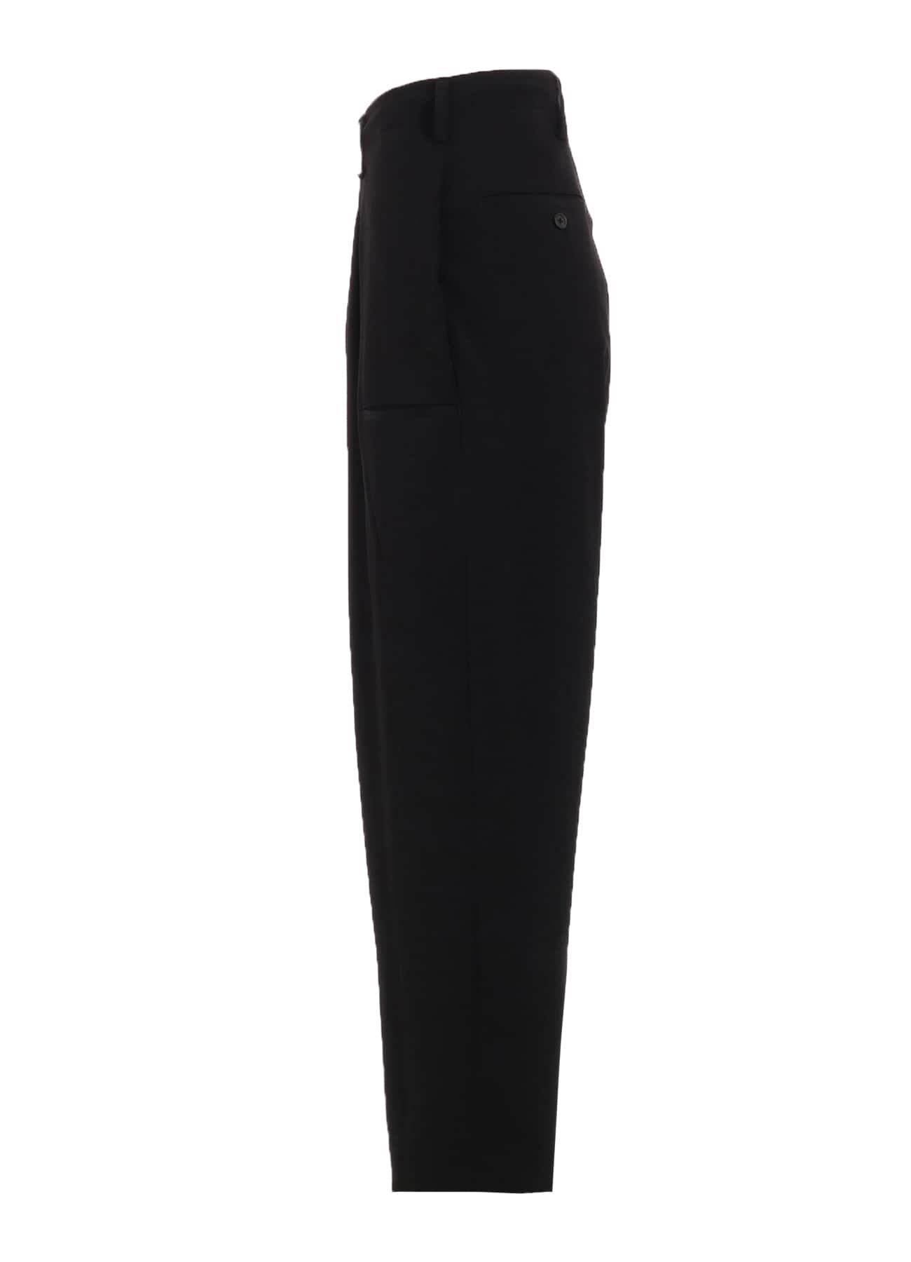 CREPE de CHINE SIDE TUCK TROUSERS