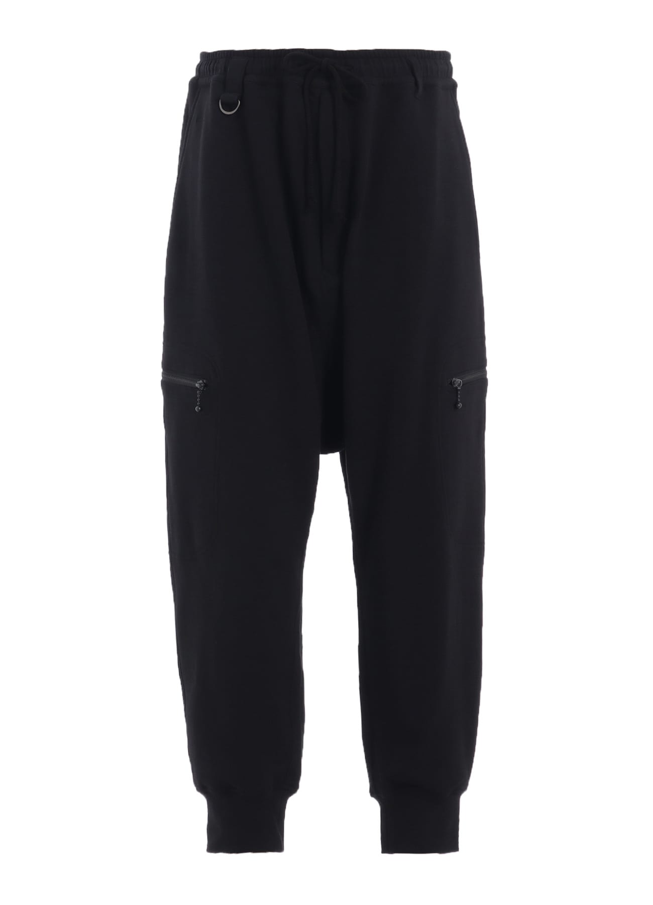 FRENCH TERRY RIBBED HEM SAROUEL PANTS