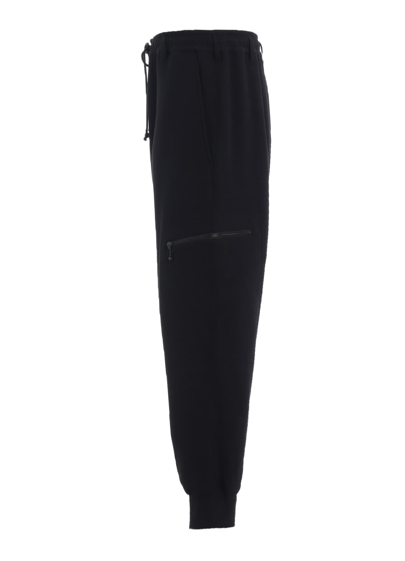 FRENCH TERRY RIBBED HEM SAROUEL PANTS