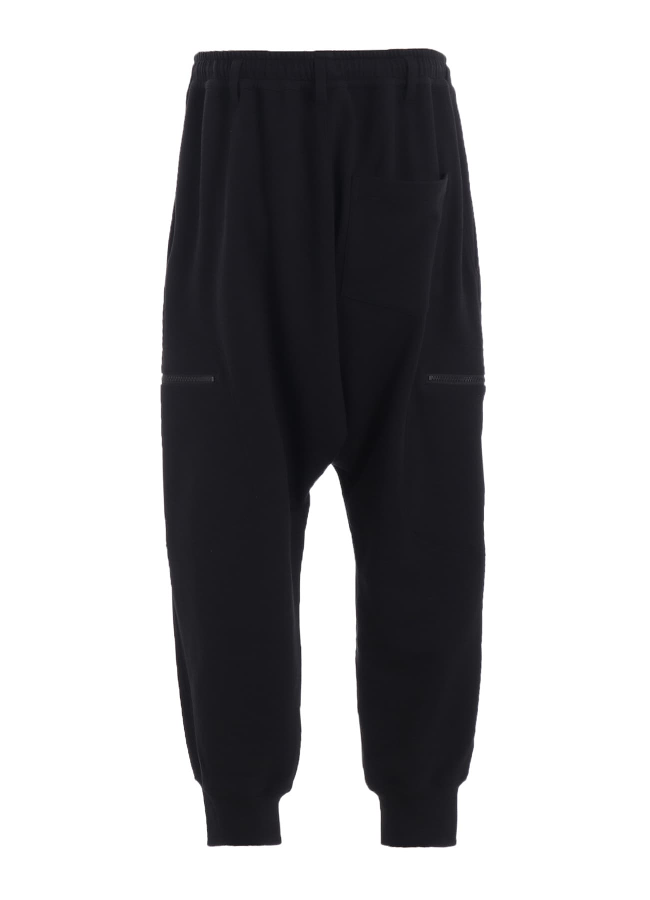 FRENCH TERRY RIBBED HEM SAROUEL PANTS