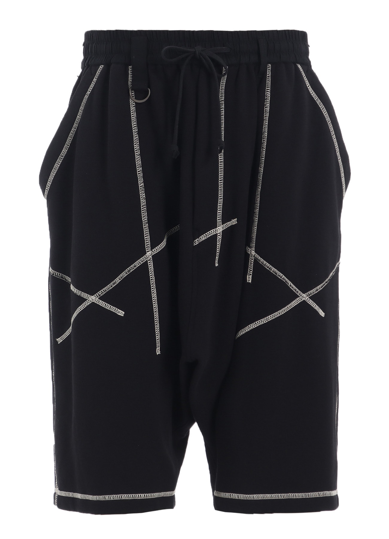 FRENCH TERRY RANDOM STITCH SAROUEL SHORTS