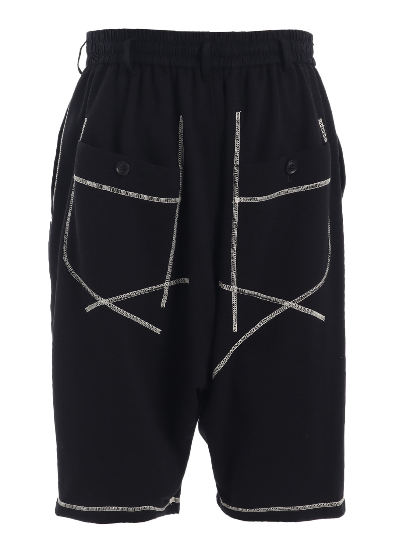 FRENCH TERRY RANDOM STITCH SAROUEL SHORTS