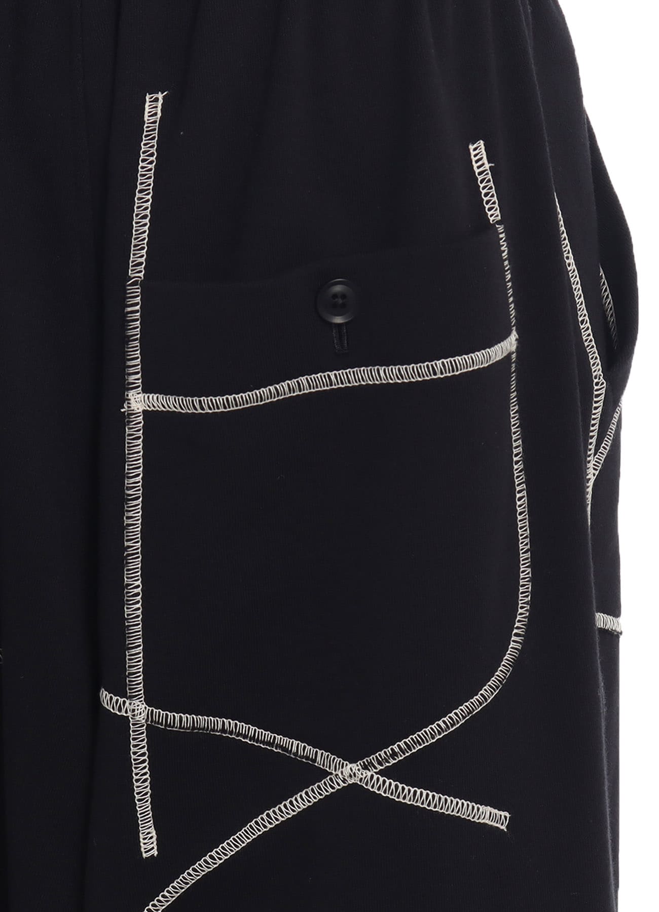 FRENCH TERRY RANDOM STITCH SAROUEL SHORTS
