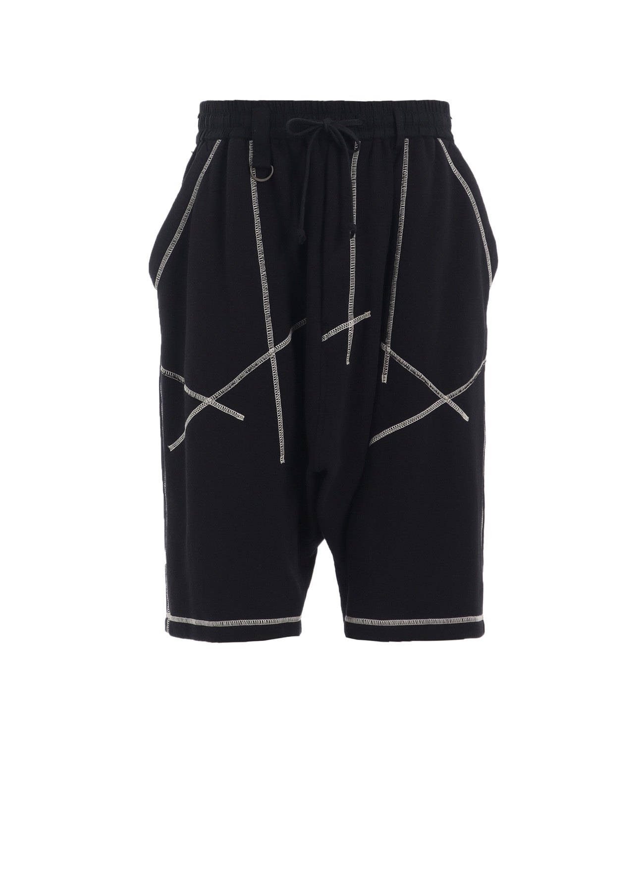 FRENCH TERRY RANDOM STITCH SAROUEL SHORTS