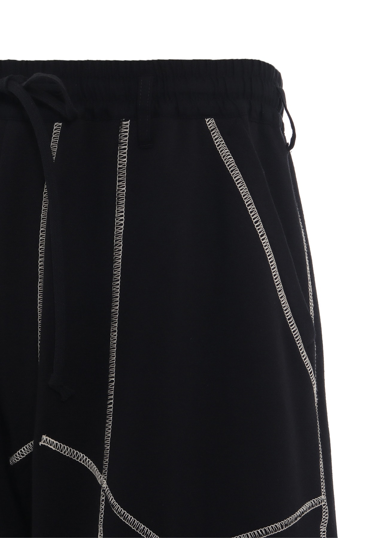 FRENCH TERRY RANDOM STITCH WIDE PANTS