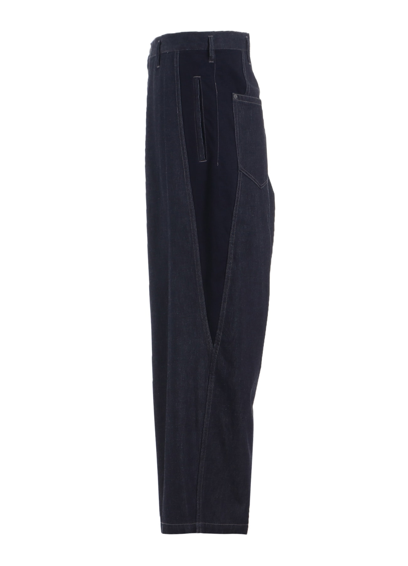 7oz TWO-TONE DENIM 5POCKET WIDE PANTS