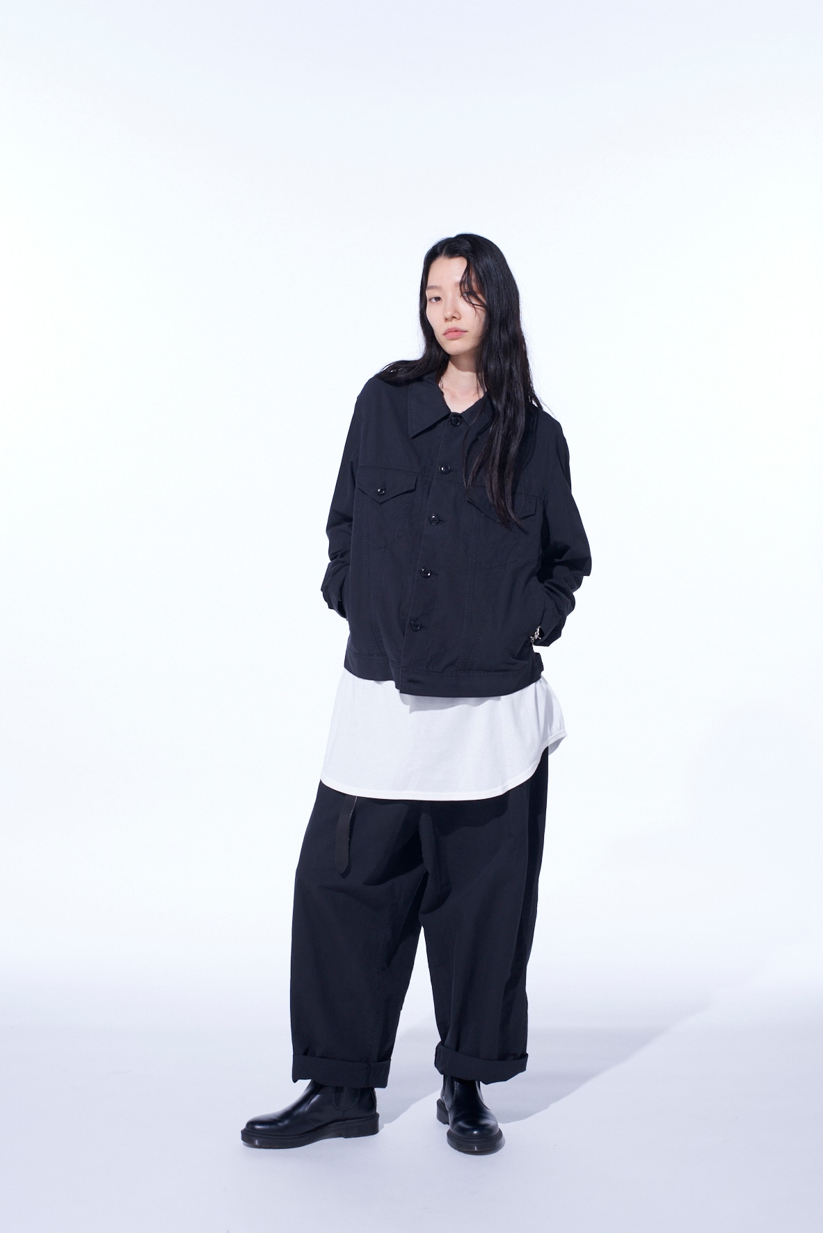 パンツ Y's yohji yamamoto wide slacks Y's by Yohji Yamamoto Double Tuck Wide Pants Black – Neighbour