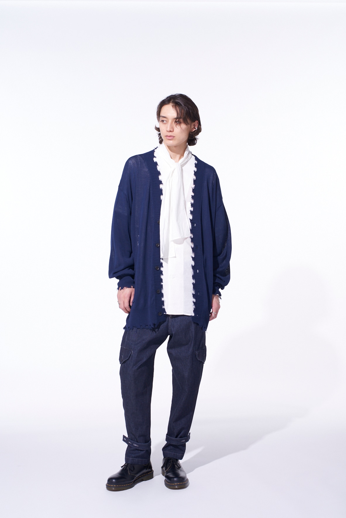 7oz TWO-TONE DENIM M-59 CARGO PANTS
