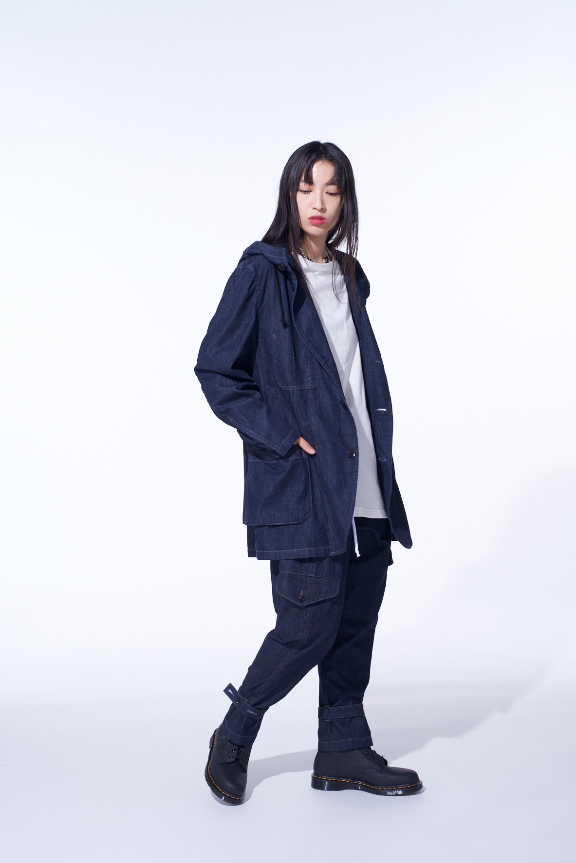 7oz TWO-TONE DENIM M-59 CARGO PANTS