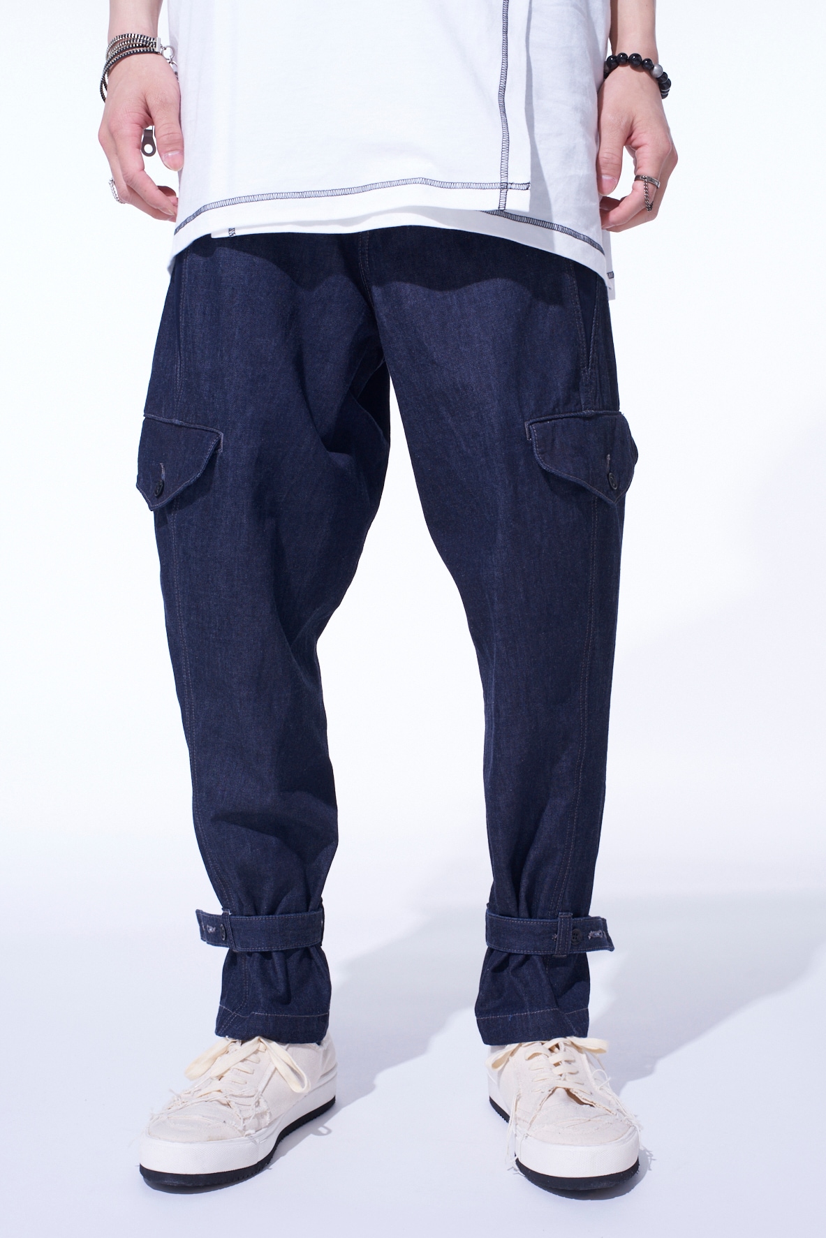 7oz TWO-TONE DENIM M-59 CARGO PANTS