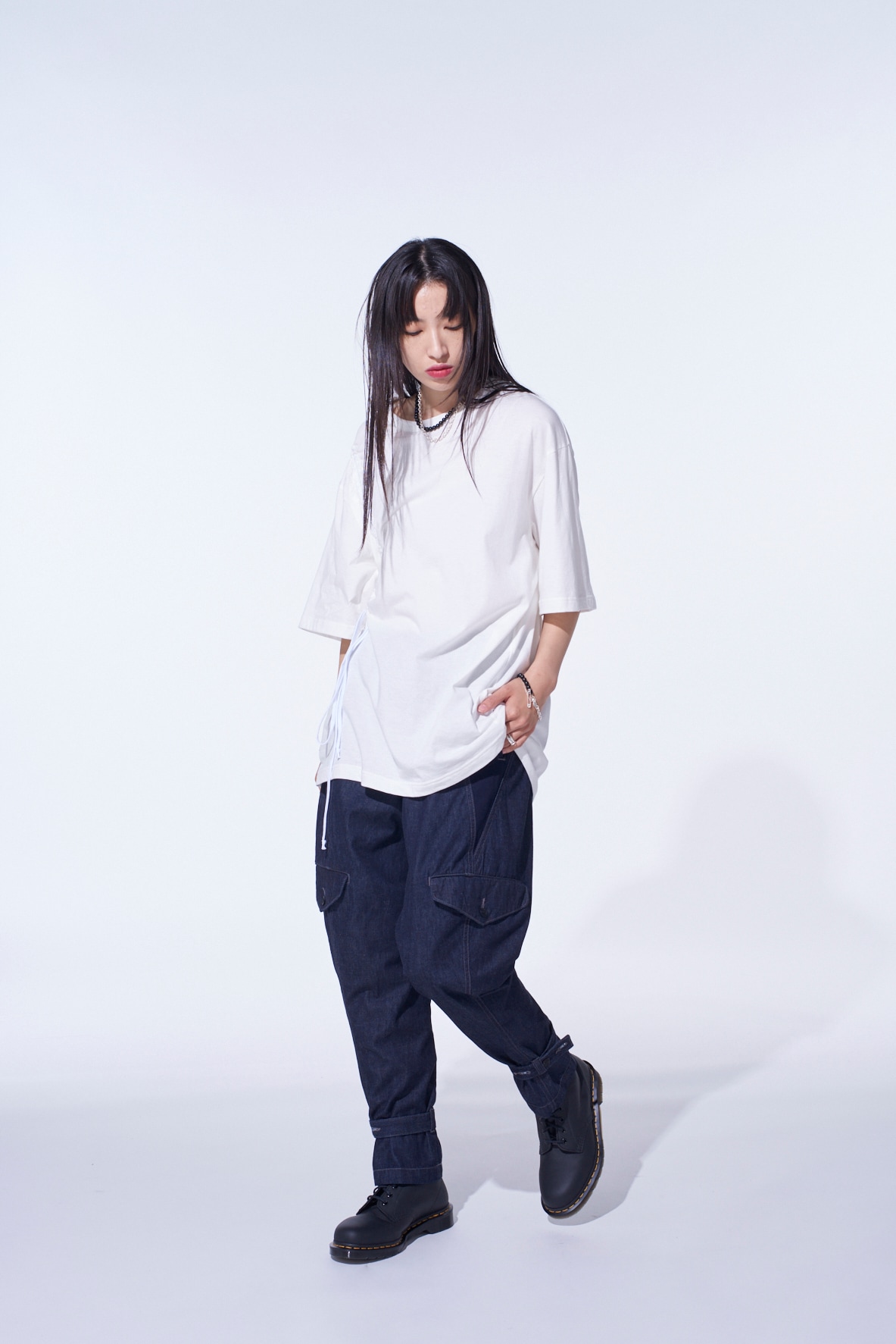 7oz TWO-TONE DENIM M-59 CARGO PANTS