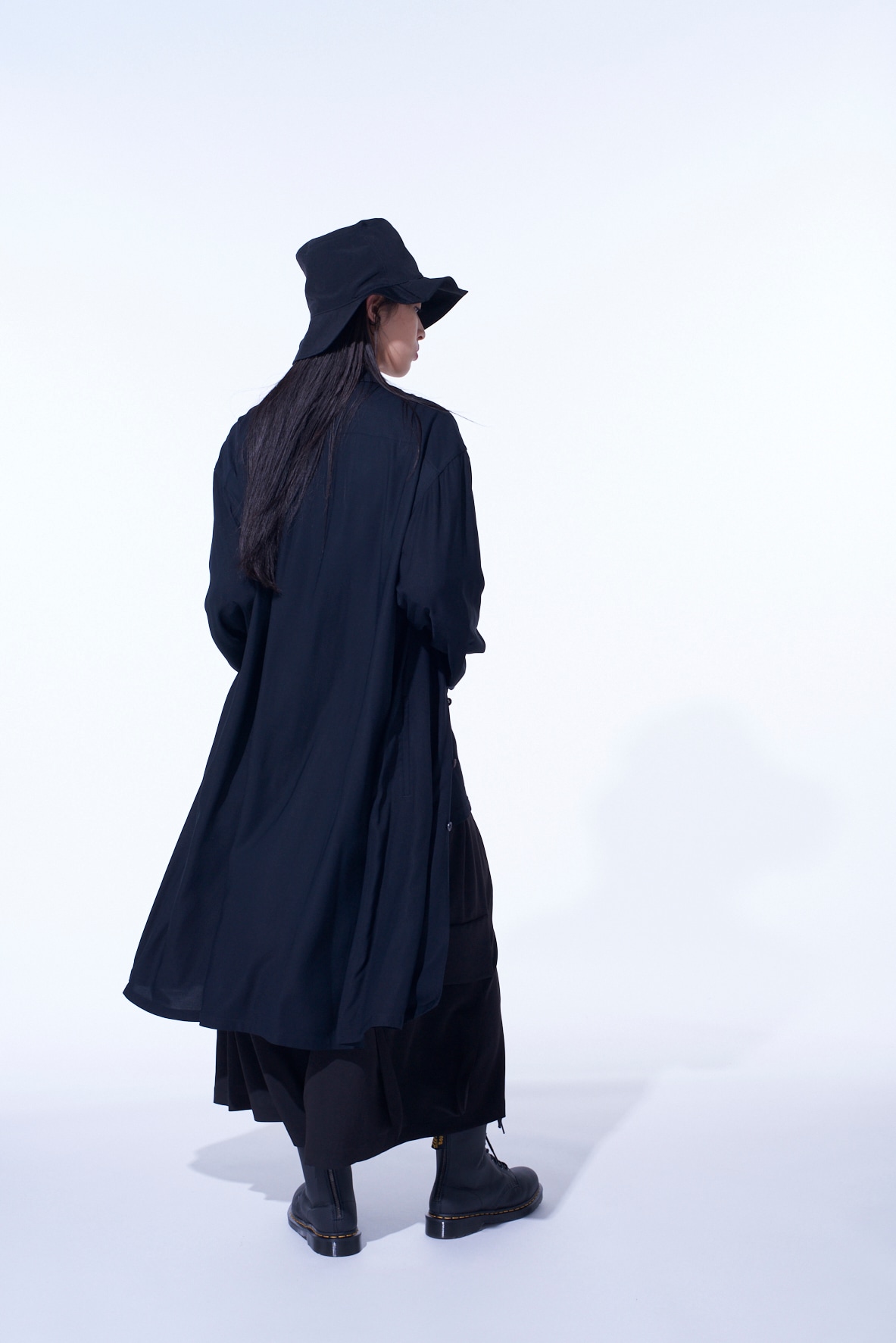 Cotton Chino Cargo Pants (Black)(FREE SIZE black): YOHJI