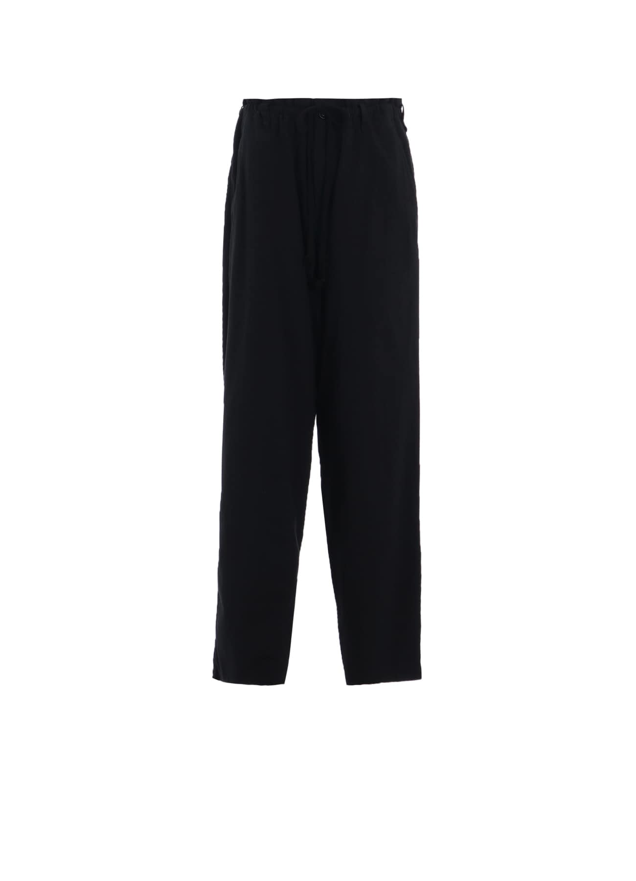 COTTON/LINEN POPLIN WAIST-STRING PANTS