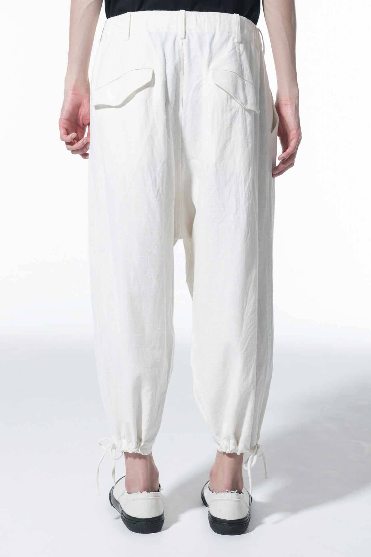 Indian Kadi One Tuck Draw String Pants M White S Yte The Shop Yohji Yamamoto