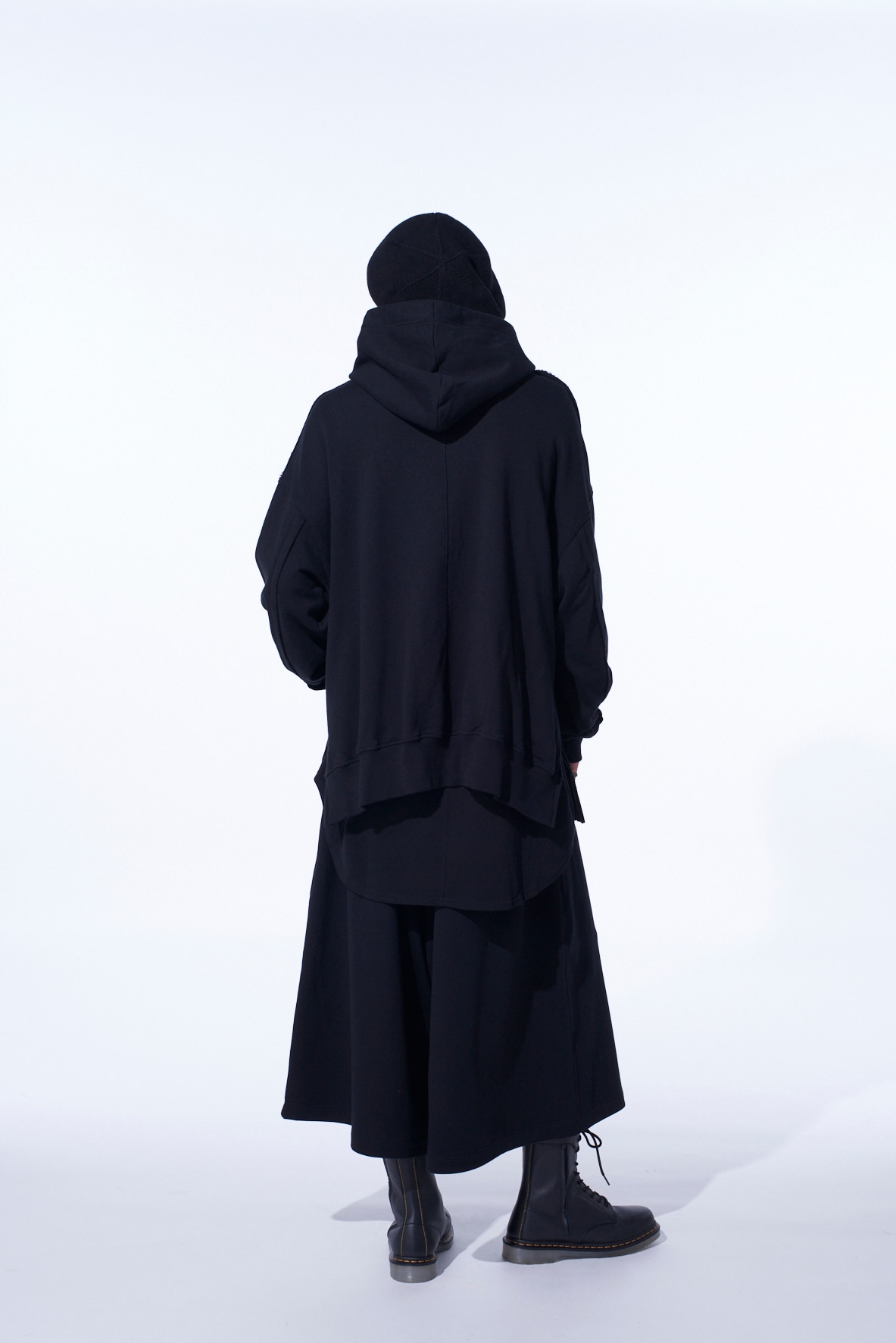 FRENCH TERRY SIDE ZIP HOODIE