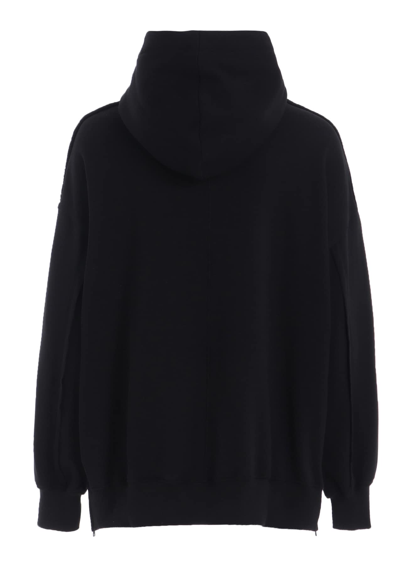 FRENCH TERRY SIDE ZIP HOODIE