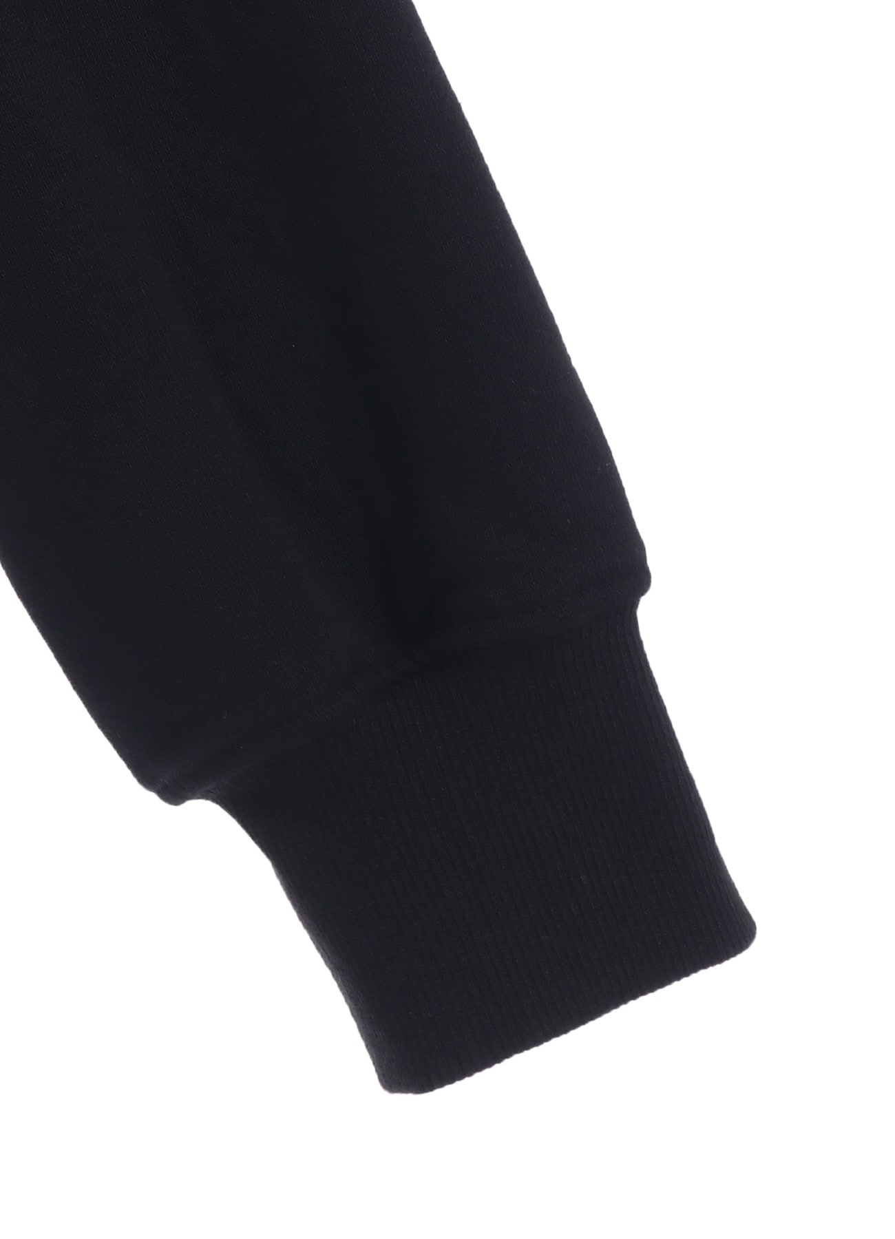 FRENCH TERRY ASYMMETRICAL ZIP-UP HOODIE