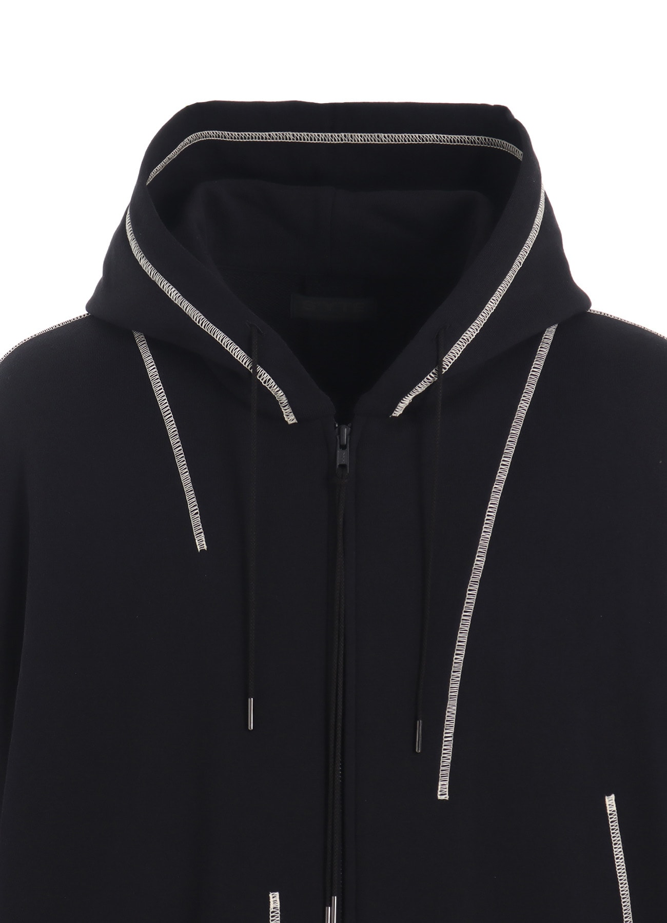 FRENCH TERRY RANDOM STITCH PONCHO