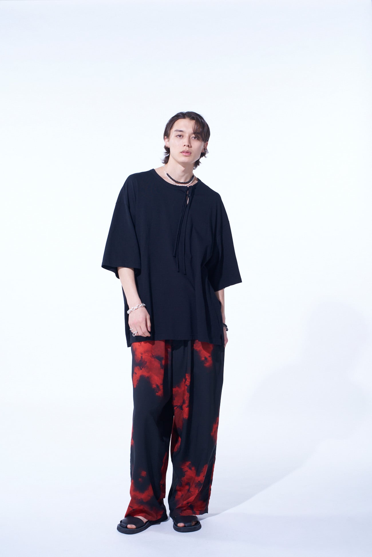 SOFT JERSEY ASYMMETRICAL SKIPPER T-SHIRT