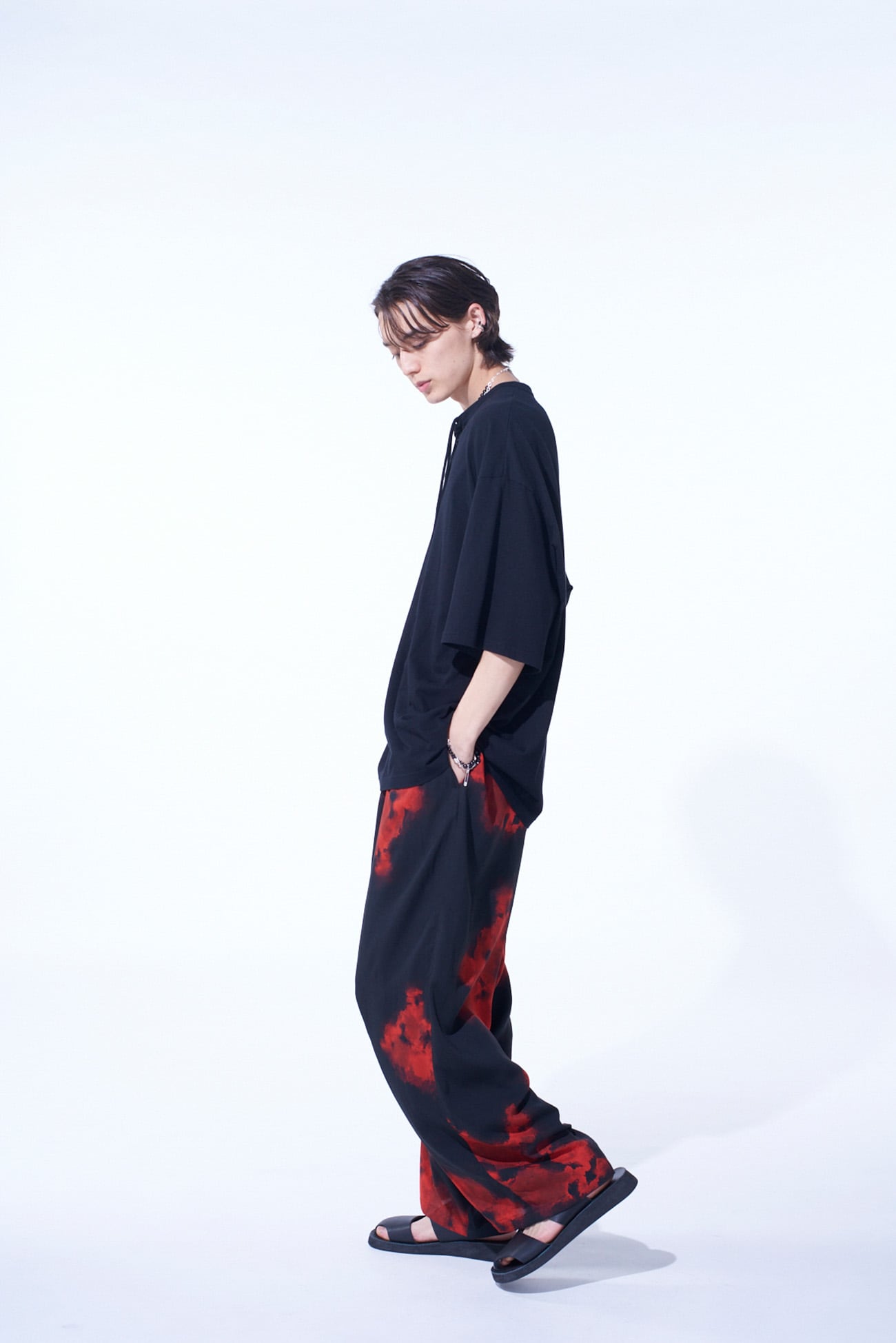 SOFT JERSEY ASYMMETRICAL SKIPPER T-SHIRT
