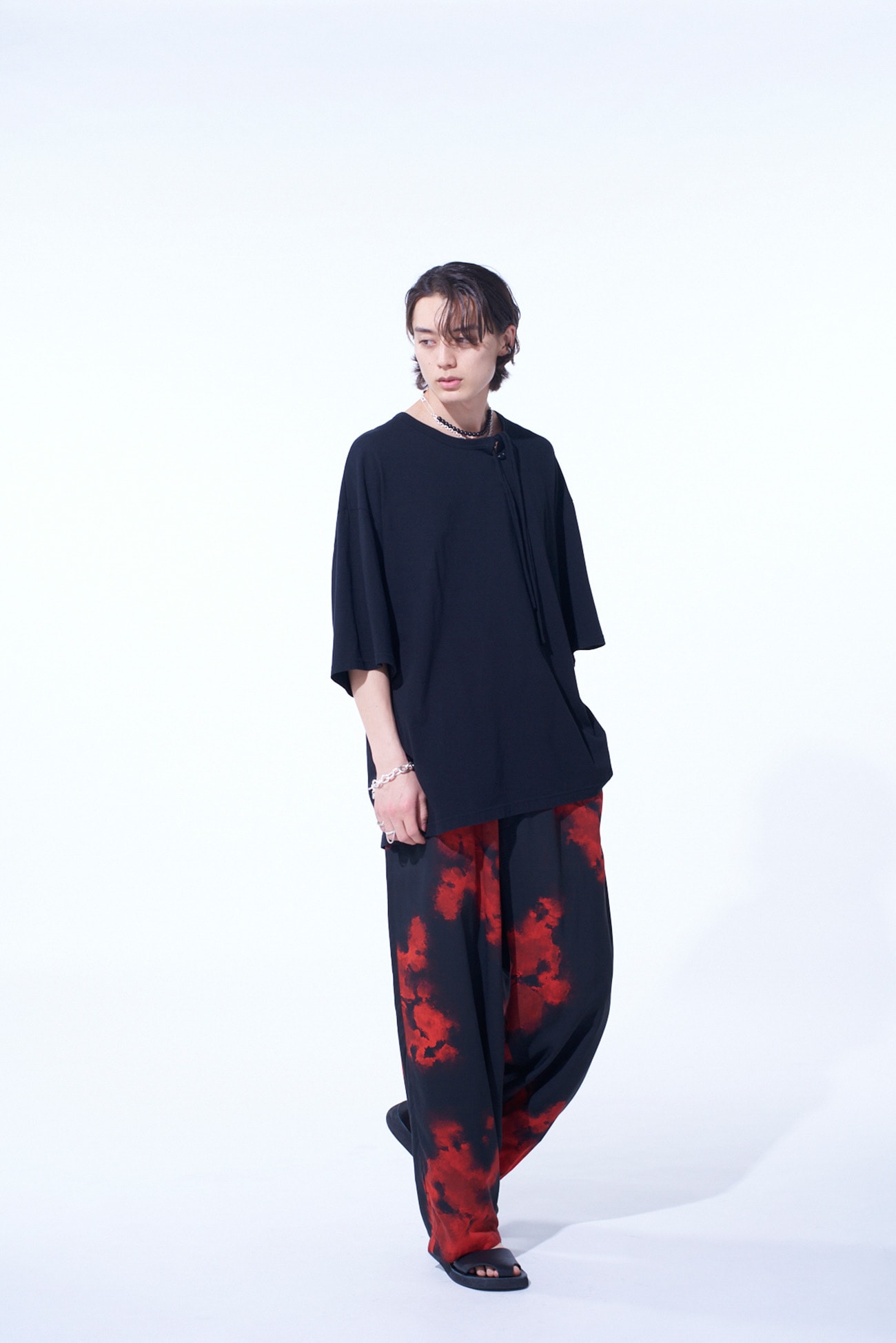SOFT JERSEY ASYMMETRICAL SKIPPER T-SHIRT