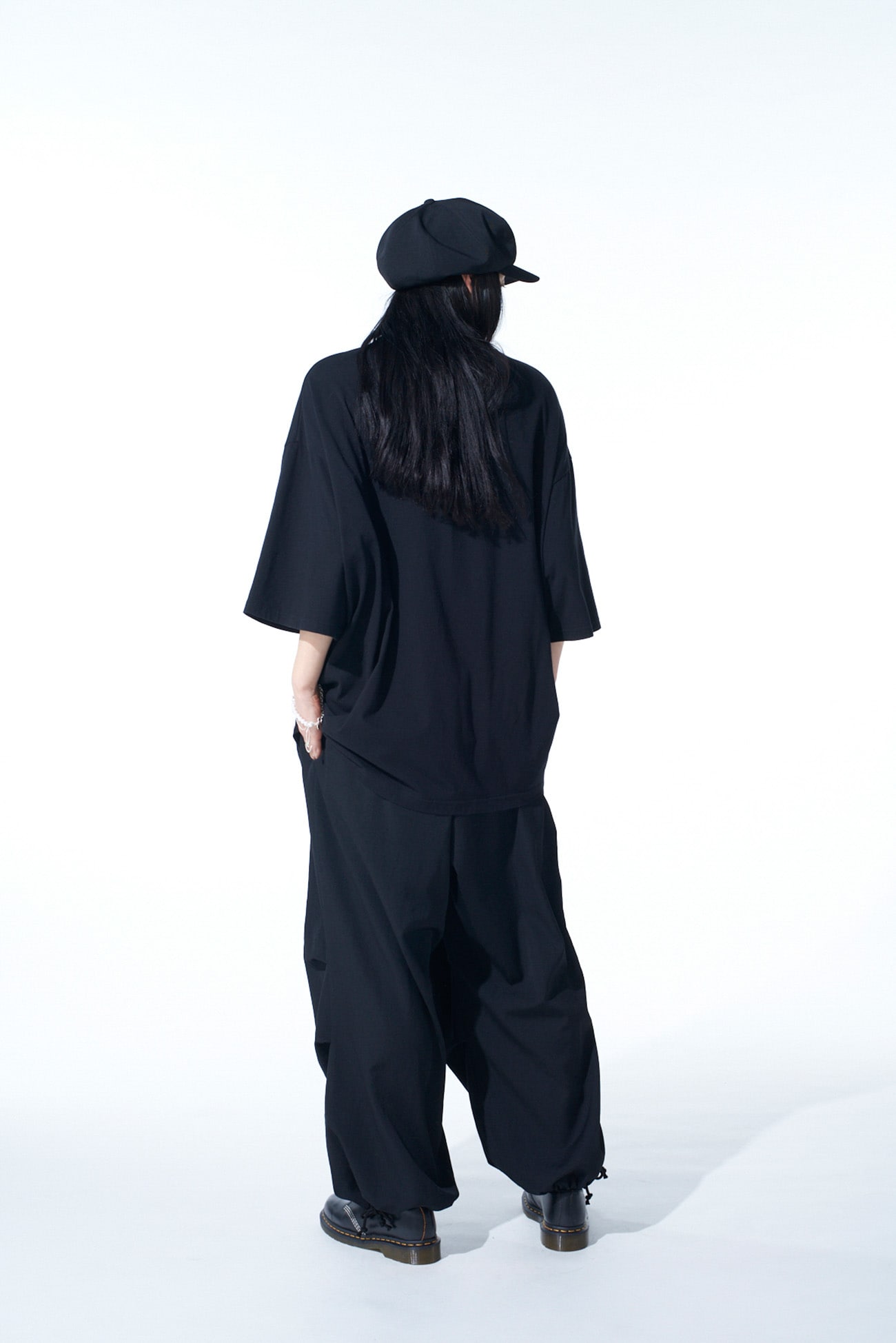 SOFT JERSEY ASYMMETRICAL SKIPPER T-SHIRT