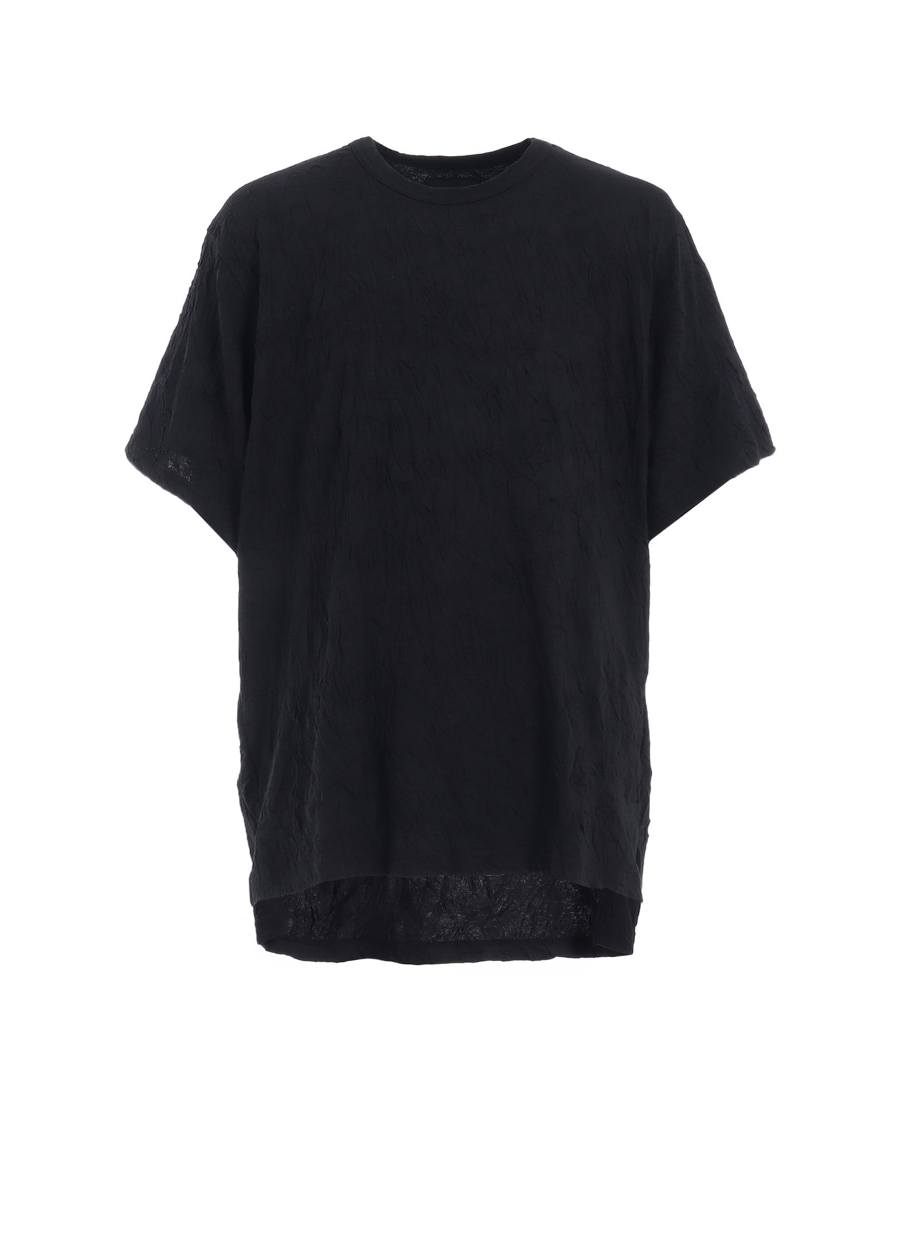 CATCH-WASHER FINISH JERSEY ROUND NECK T-SHIRT