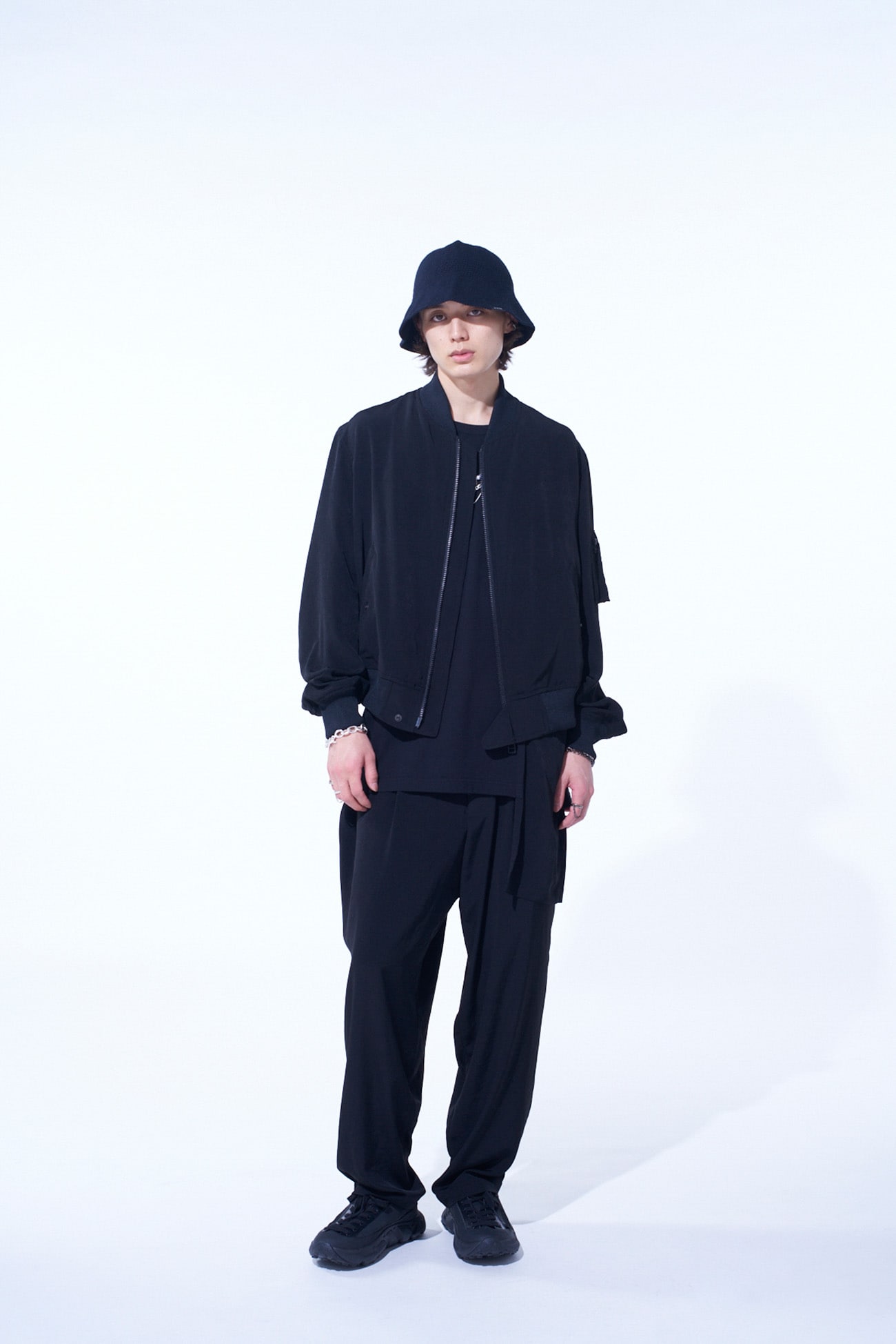 CREPE de CHINE BOMBER JACKET