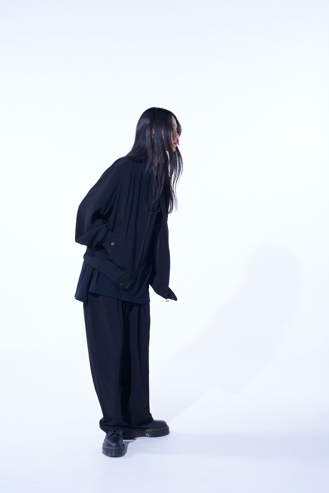 CREPE de CHINE BOMBER JACKET