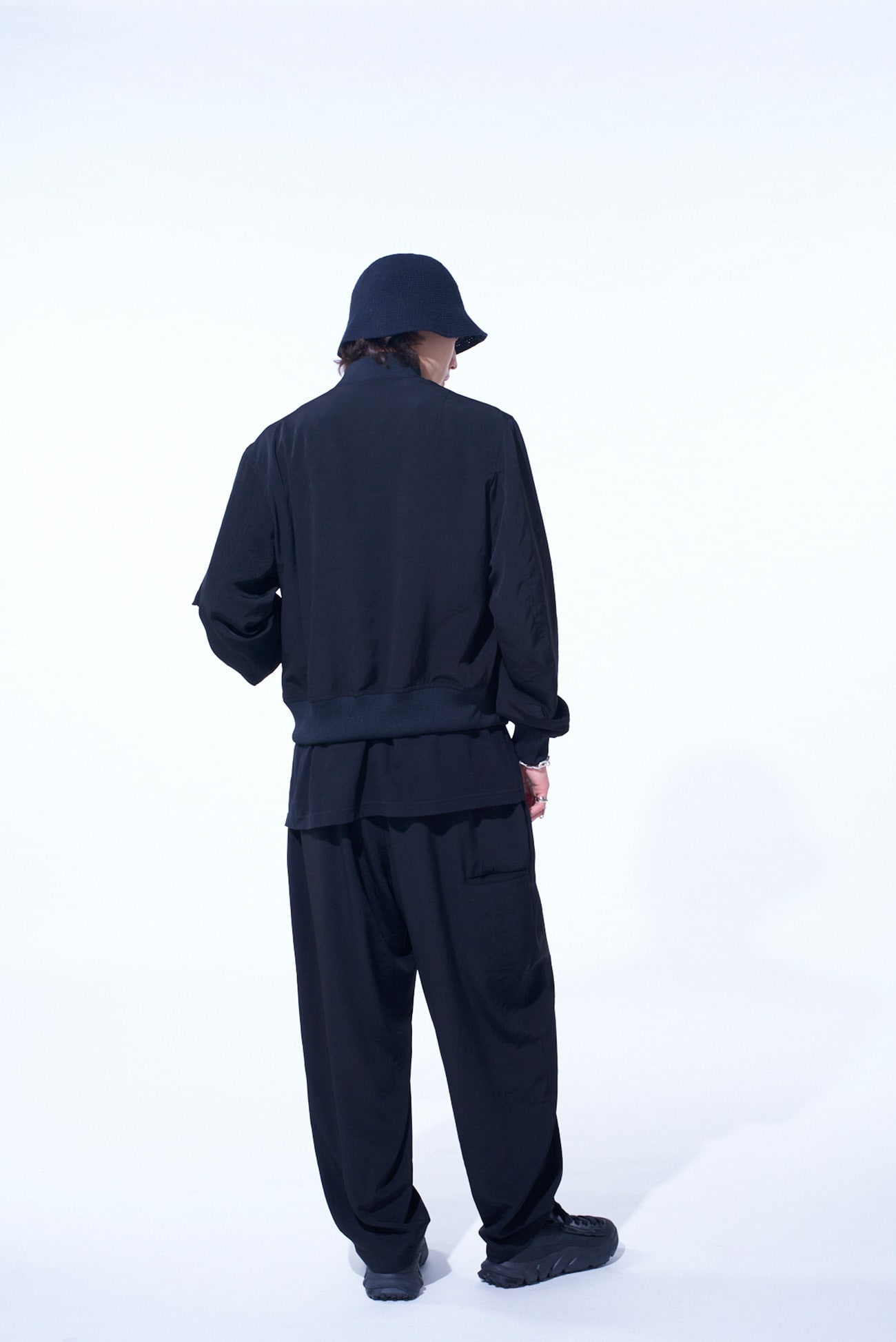 CREPE de CHINE BOMBER JACKET