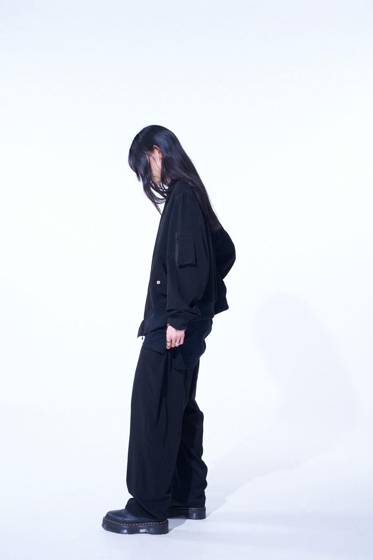 CREPE de CHINE BOMBER JACKET